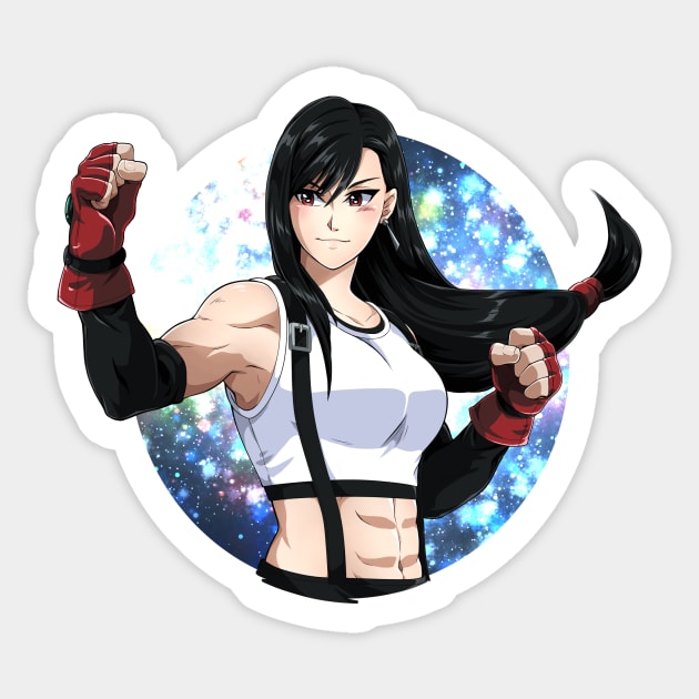 Tifa Lockhart Sticker by sarahchibi